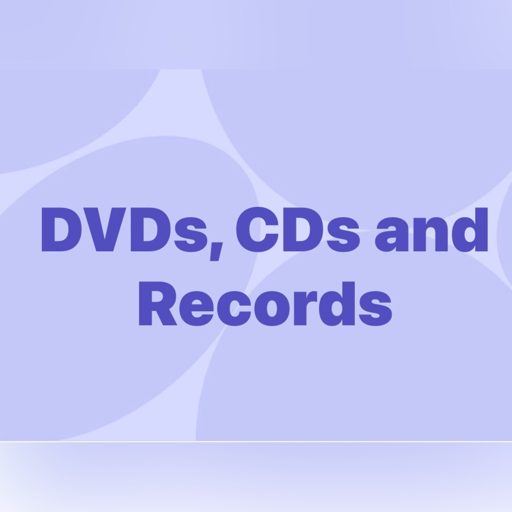 DVDs, CDs and Records